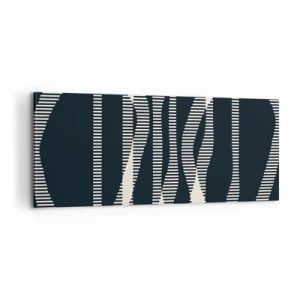 Vászonkép - Sötétség megtörése kísérlete - 100x40 cm