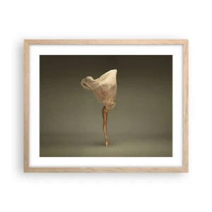 Poszter világos tölgy keretben - Hamarosan felrepül - 50x40 cm