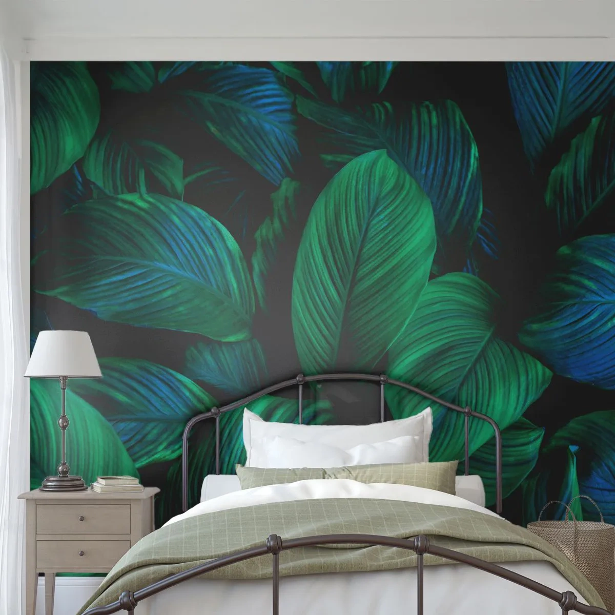 Fotótapéta Standard Eco - A zöld tömegben - Zöld levelek, Trópusi növény, Természet - 400x280 cm