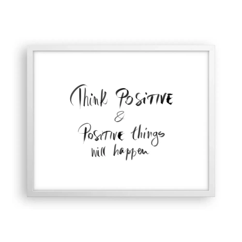 Poszter fekete keretben - Hogyan élj? - 50x40 cm