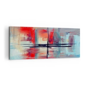 Vászonkép - Tájkép egy ismeretlen dimenzióban - 100x40 cm
