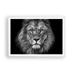 Poszter fekete keretben - Őfelségi palástban - 100x70 cm