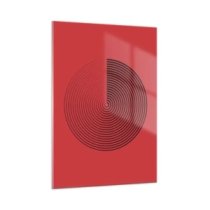 Üveg kép - Körkörös mozgás - 50x70 cm