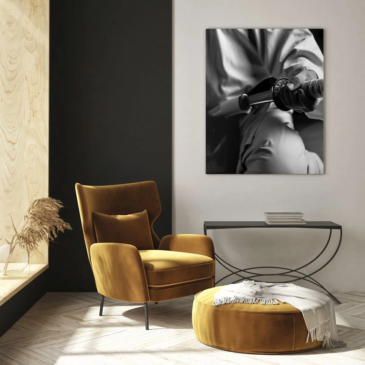 Üveg kép - Harcos lelke - 50x70 cm