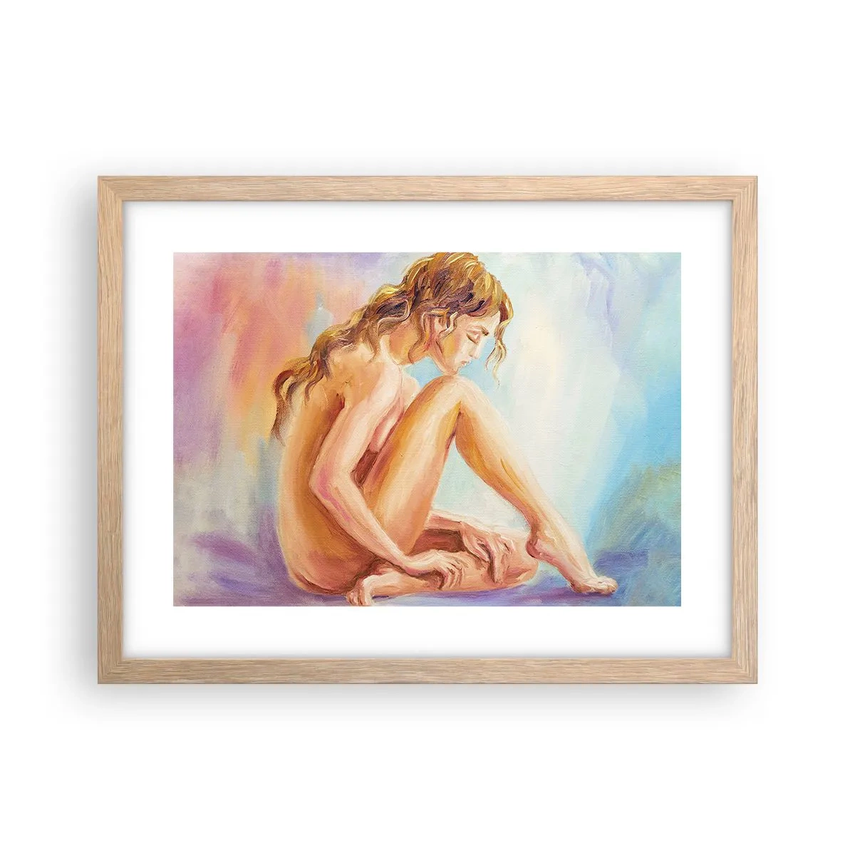 Poszter világos tölgy keretben - A fiatalság cselekedete - 40x30 cm