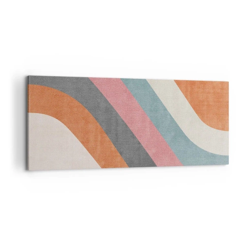 Vászonkép - Diagonális kompozíció - mozgás - 100x40 cm