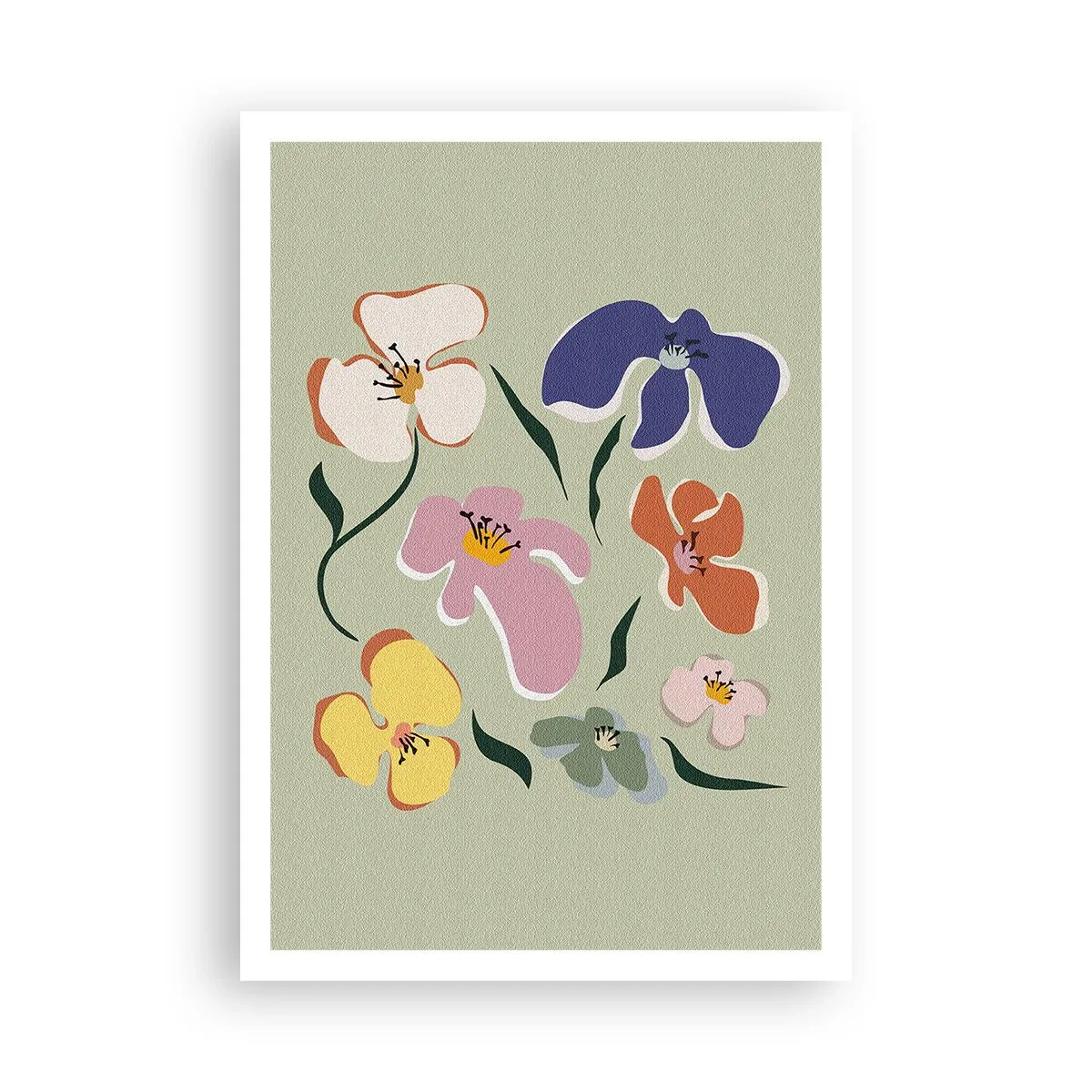 Poszter - Árvácskák egy testvérnek - 70x100 cm