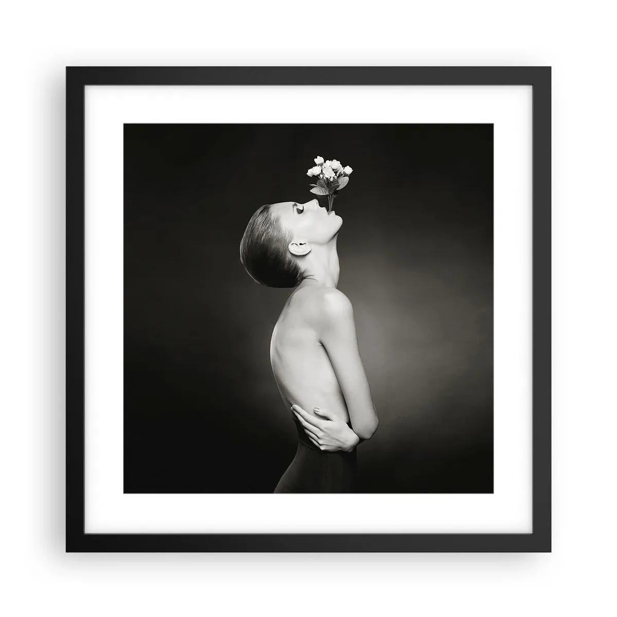 Poszter fehér keretben - Excentrikus elegancia - 40x40 cm