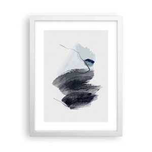 Poszter fekete keretben - Intenzitás és mozgás - 30x40 cm