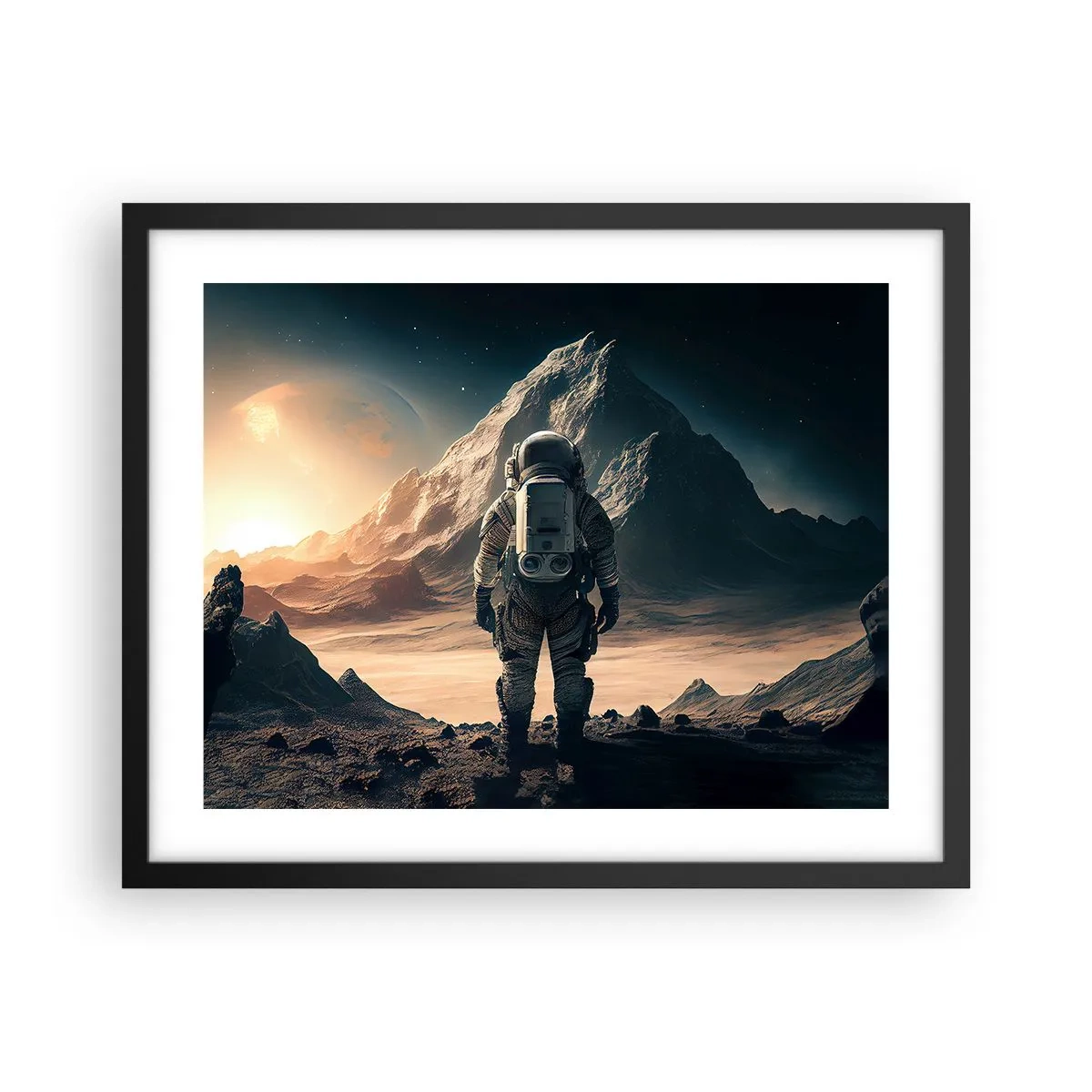 Poszter fehér keretben - Új kihívás - 50x40 cm