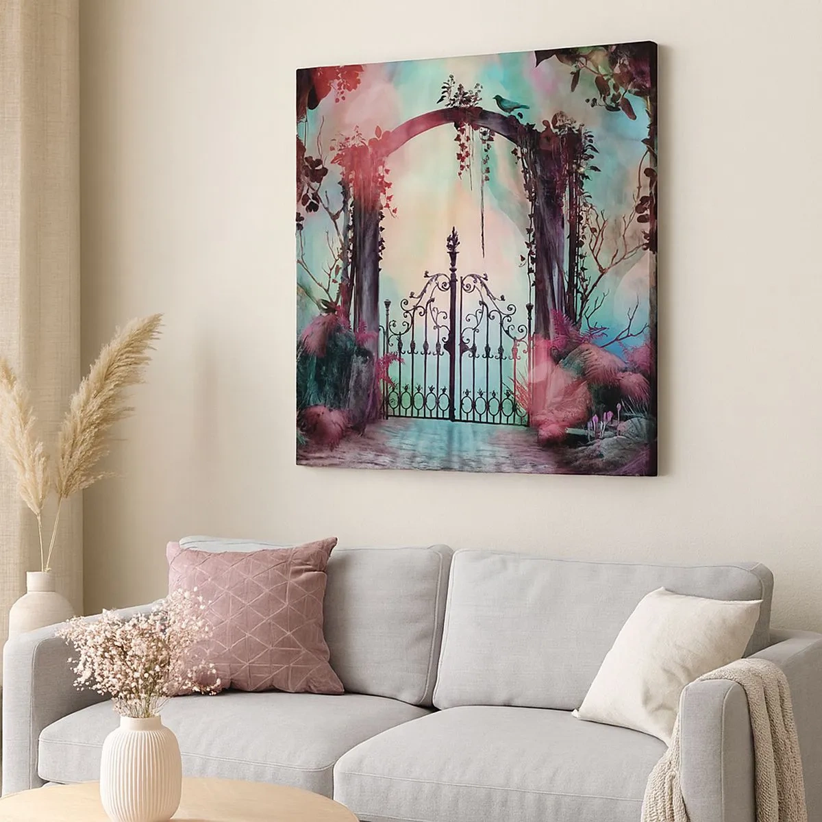 Vászonkép - Titkos kert - 30x30 cm