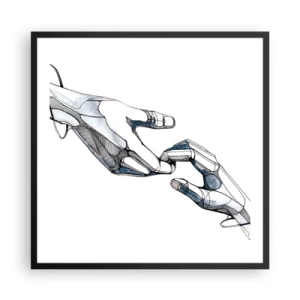 Poszter fehér keretben - Szép gesztus - 60x60 cm