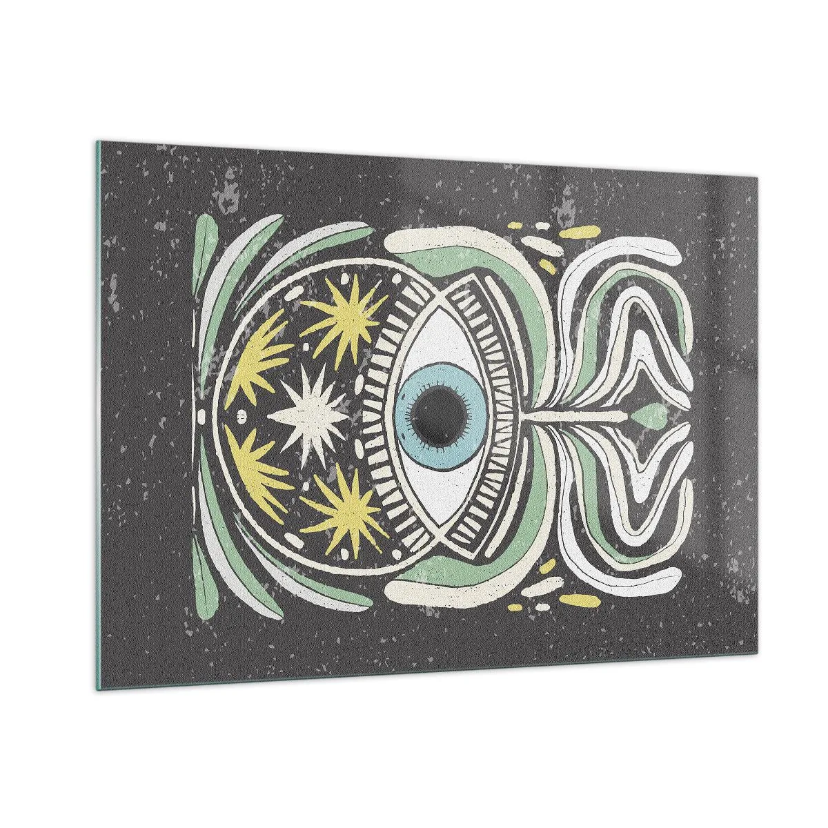 Üveg kép - Törzsi rituálék - 100x70 cm