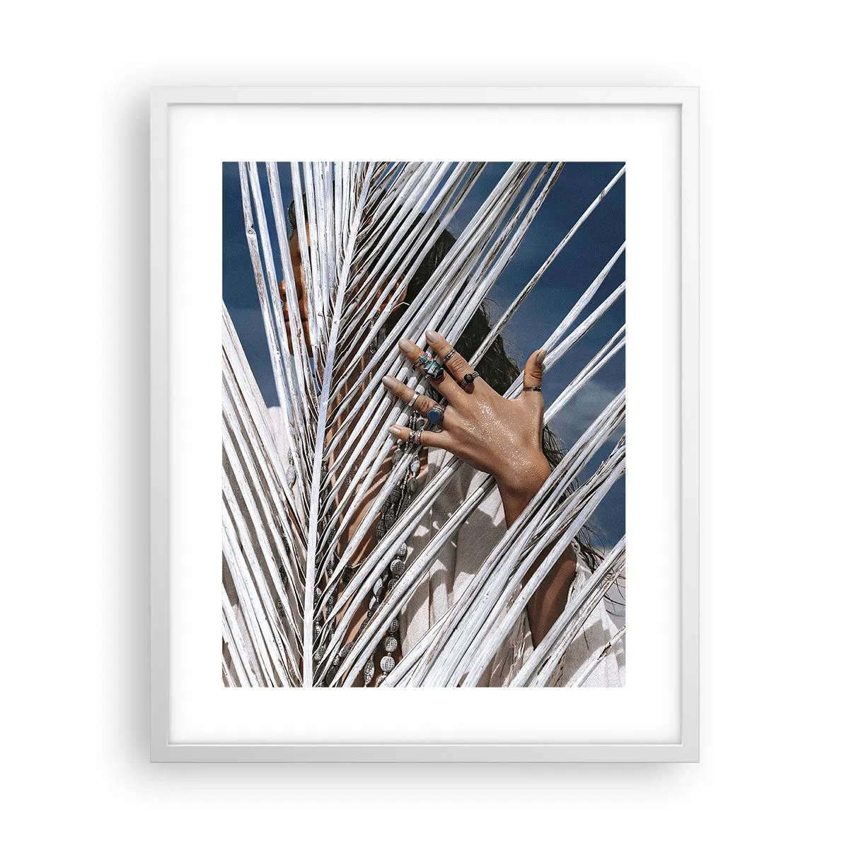 Poszter fekete keretben - Sámán asszonya? - 40x50 cm