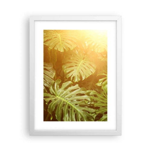 Poszter fekete keretben - A zöldbe belépni... - 30x40 cm