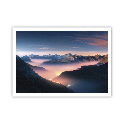 Poszter - Fény a völgyekben - 100x70 cm