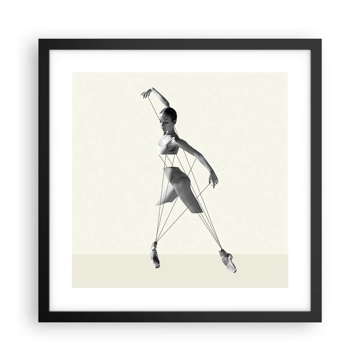 Poszter fehér keretben - A világ színházában - 40x40 cm