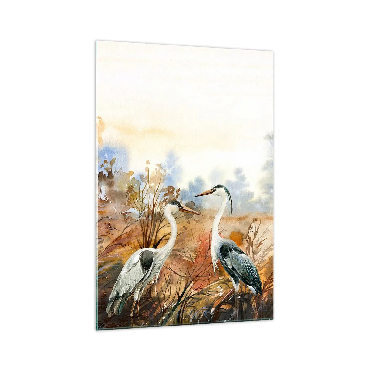 Üveg kép - Hová ősszel? - 70x100 cm