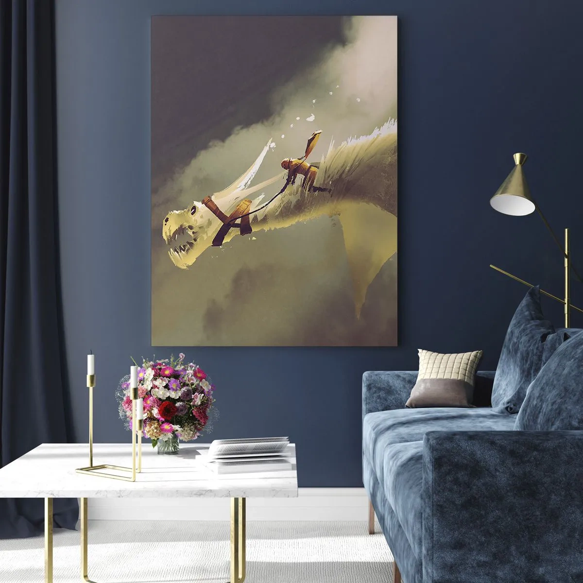 Üveg kép - Segítségre a világnak - 70x100 cm