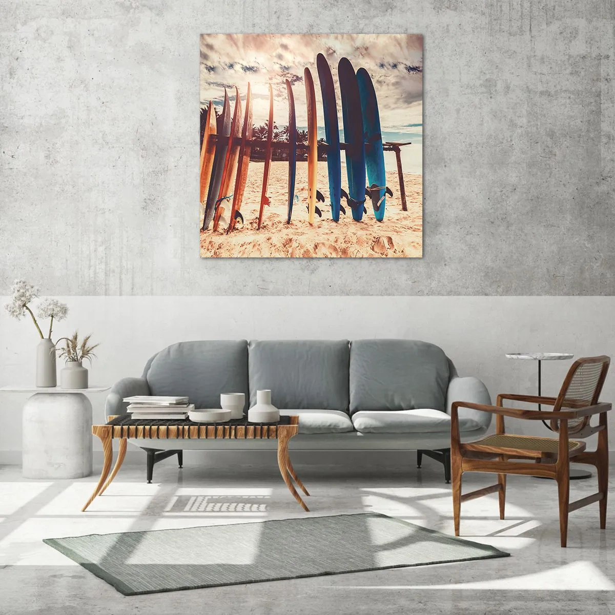 Üveg kép - Jó éjszakát, holnapig - 70x70 cm