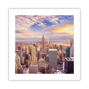 Poszter - Elérni a felhőket - 40x40 cm