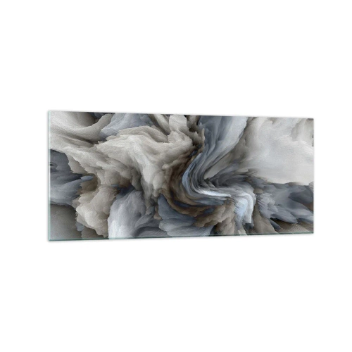 Üveg kép - Kő és virág - 120x50 cm