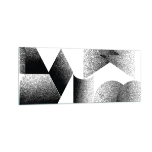 Üveg kép - Szögek és oválisok - 100x40 cm