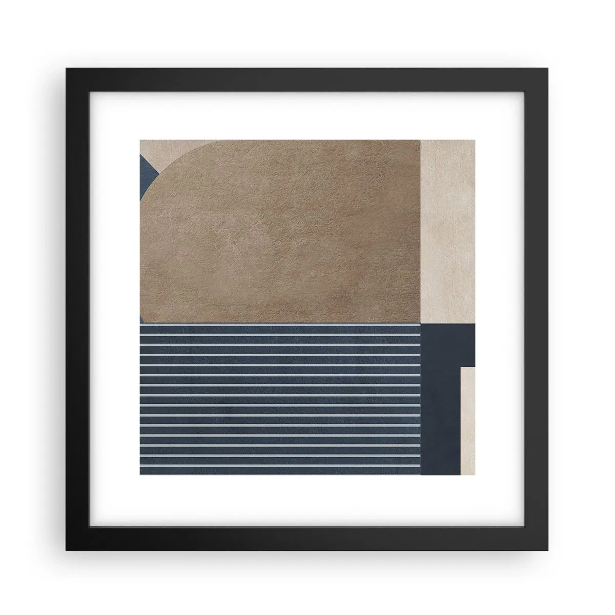 Poszter fehér keretben - Az egyszerűség és a kerekség kompozíciója - 30x30 cm