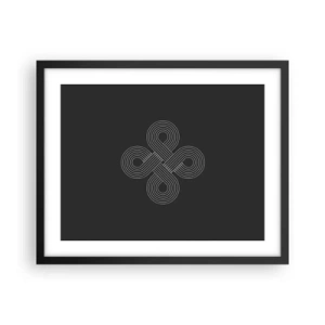 Poszter fehér keretben - Kelta szellemben - 50x40 cm