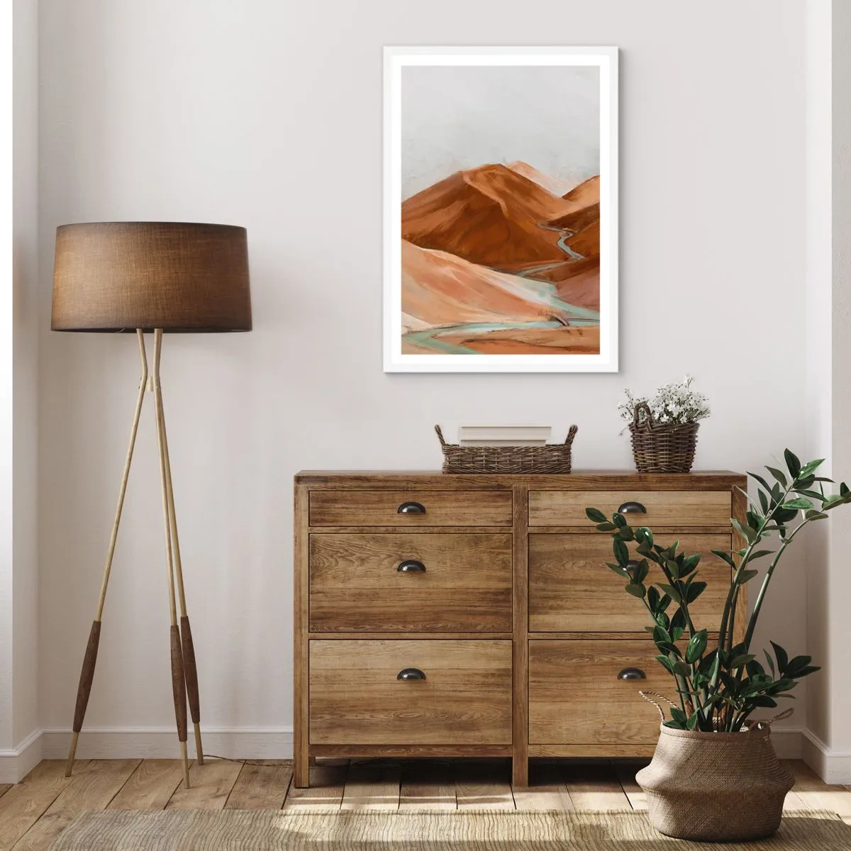 Poszter fekete keretben - A forráshoz - 61x91 cm