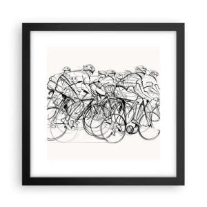 Poszter fehér keretben - Együtt, a csapatban - 30x30 cm