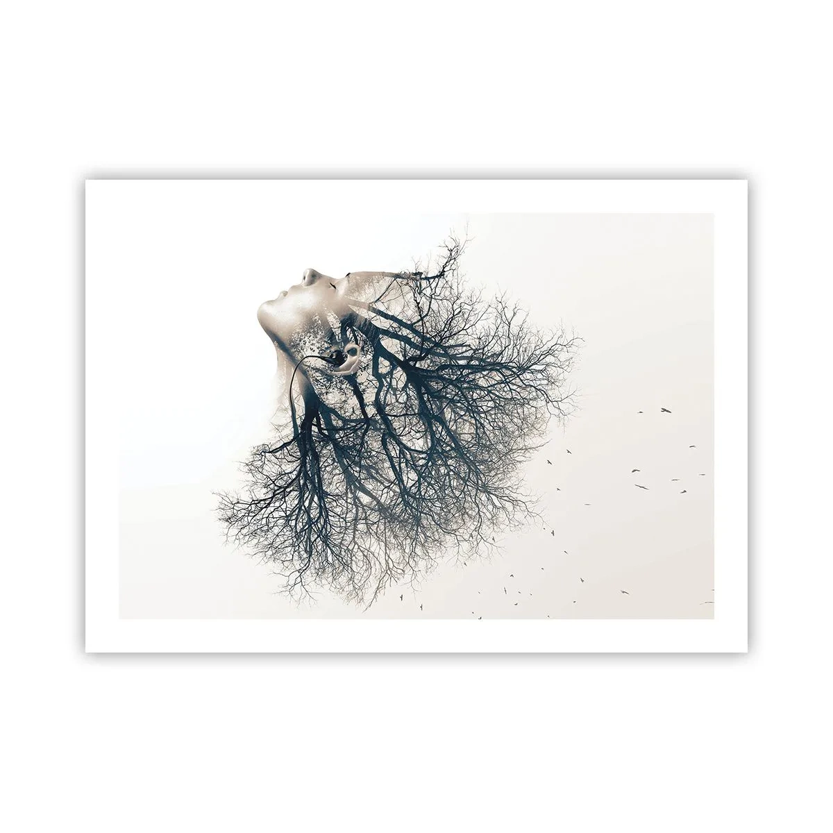 Poszter - Hallgatva a fa suttogását - 70x50 cm