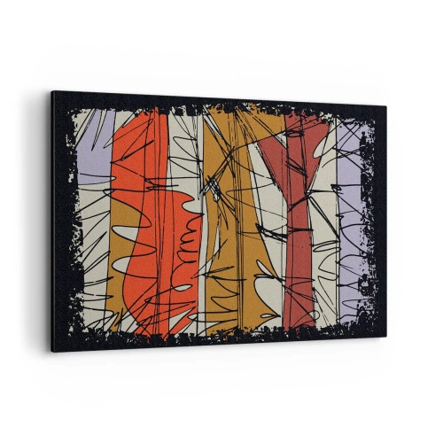 Vászonkép - Spontán kompozíció - 120x80 cm