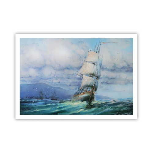 Poszter - Segítő szeleket kívánunk - 100x70 cm