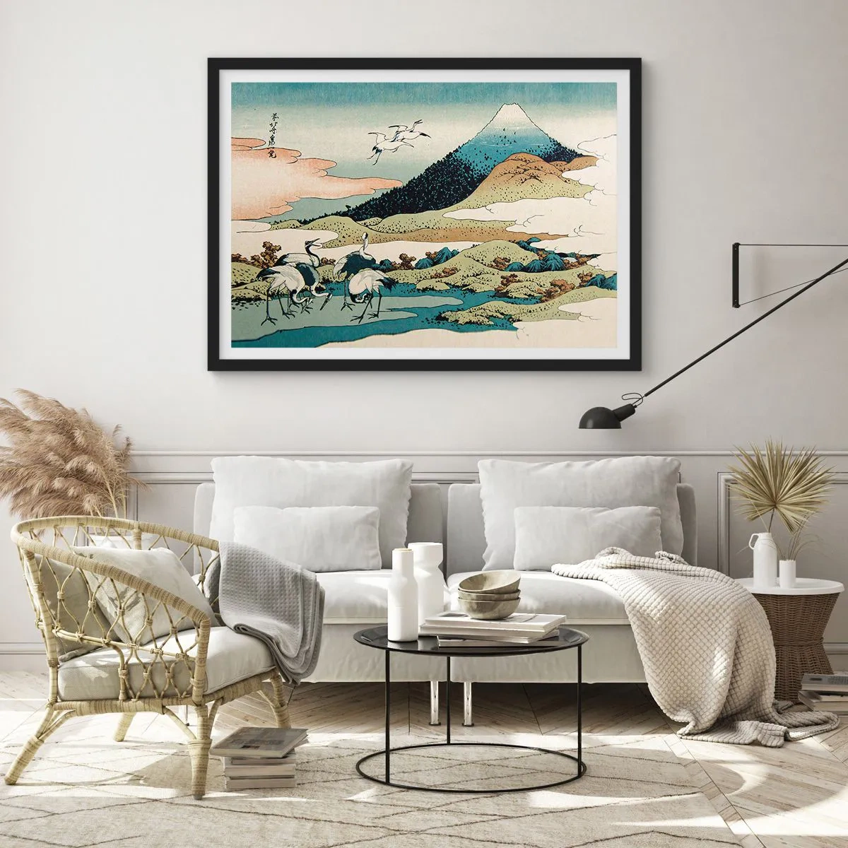 Poszter fehér keretben - Japán lélekben - 100x70 cm