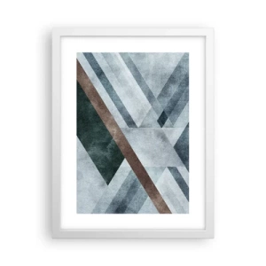 Poszter fekete keretben - A geometria kifinomult eleganciája - 30x40 cm