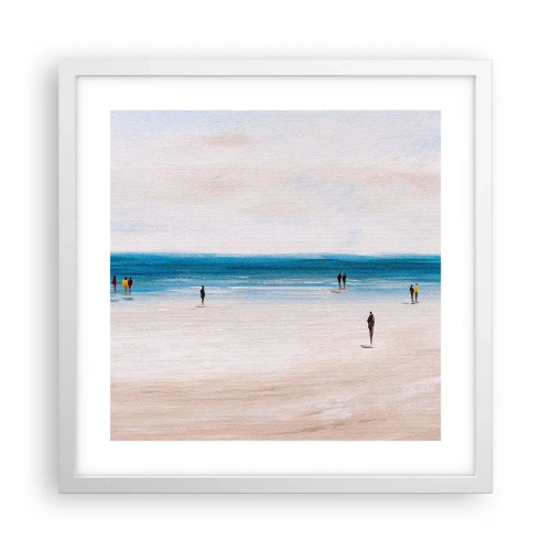 Poszter fekete keretben - Természetes igény - 40x40 cm