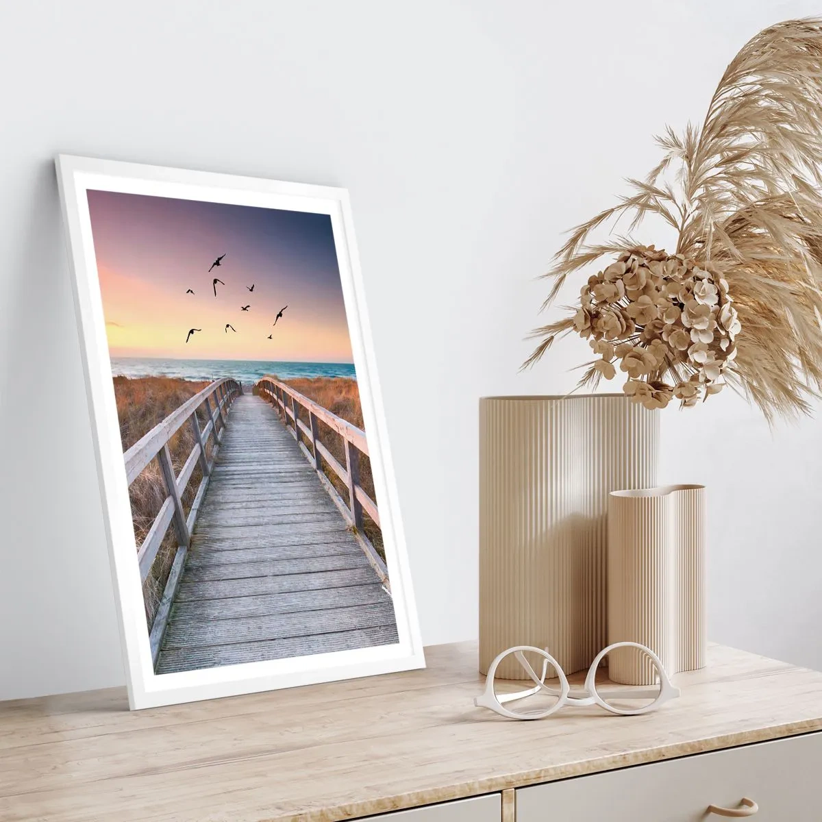 Poszter fekete keretben - Repülési tér - 40x50 cm