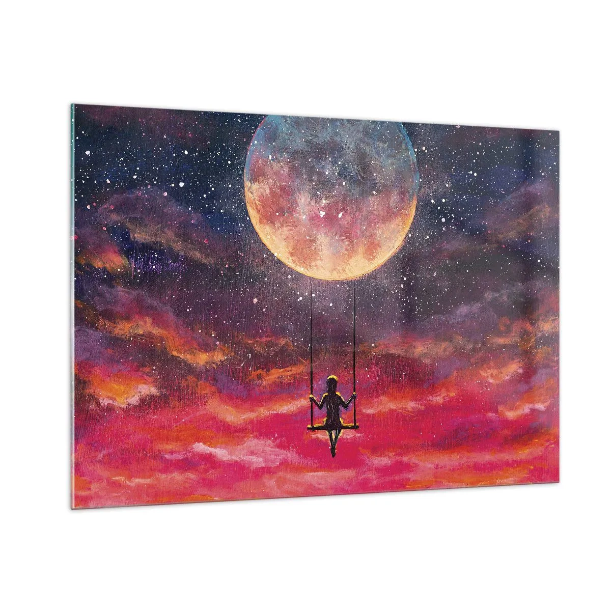 Üveg kép - Álmodozva - 100x70 cm