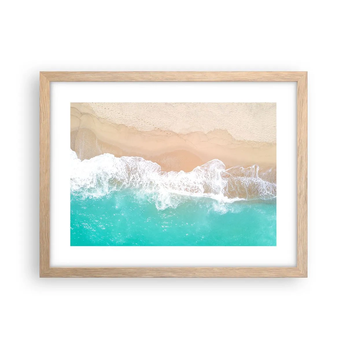 Poszter világos tölgy keretben - Simogató érintés - 40x30 cm