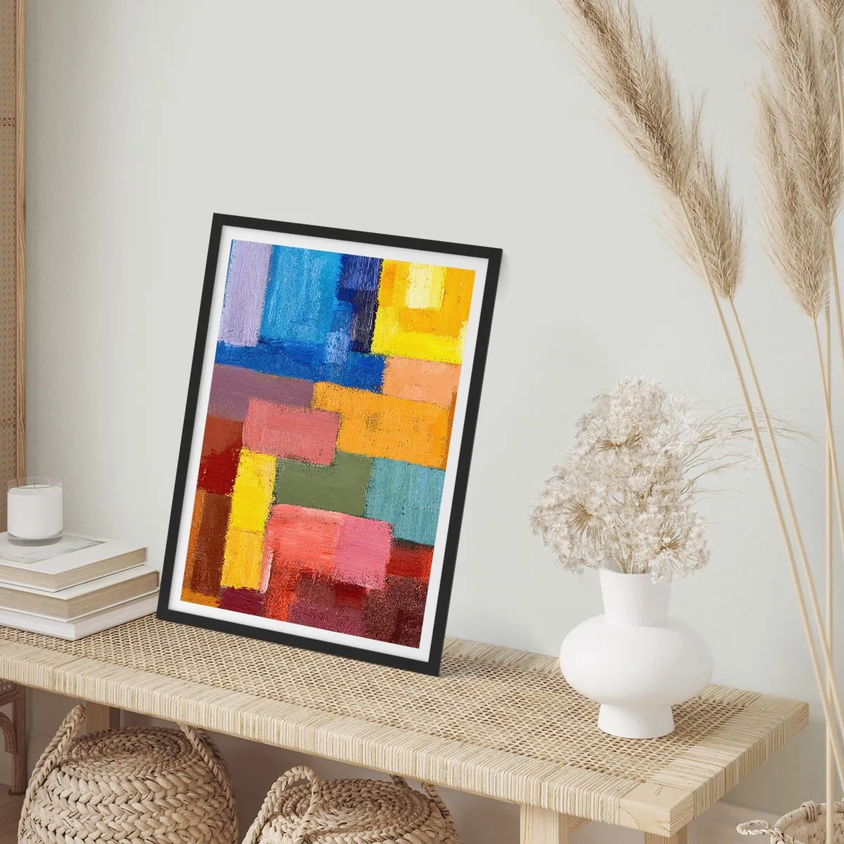 Poszter fehér keretben - Mindegyik más, mindegyik színes - 70x100 cm