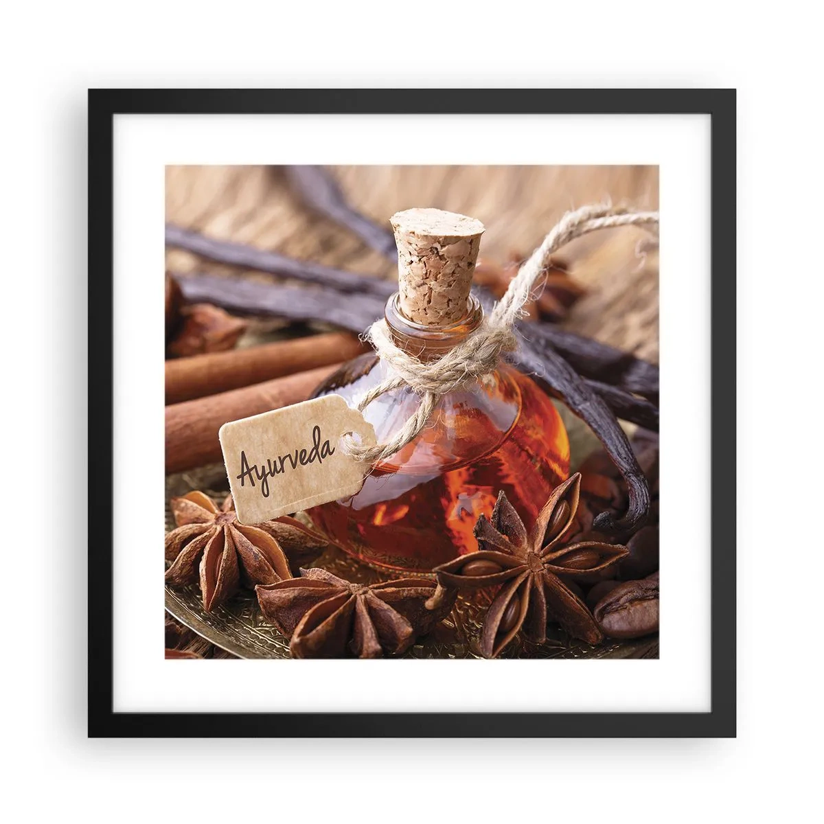 Poszter fehér keretben - A test és a lélek egysége felé - 40x40 cm