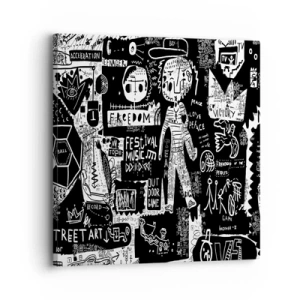 Vászonkép - A szellemi fiatalság törvényei és örömei - 30x30 cm