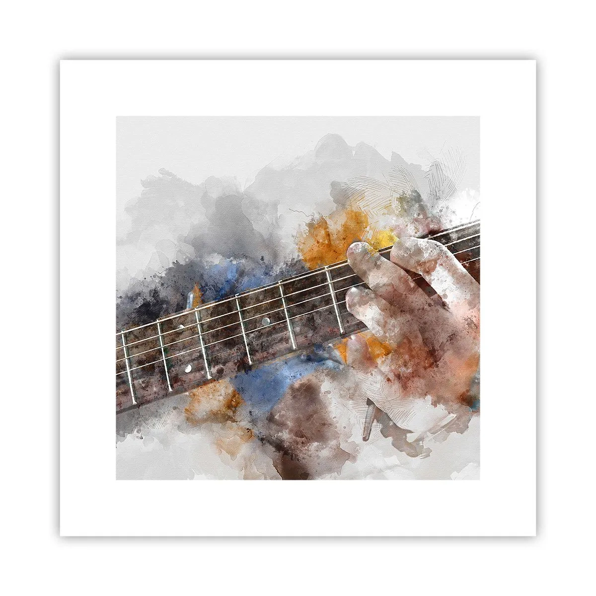 Poszter - Költészet a húrok között - 30x30 cm