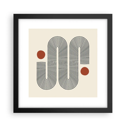 Poszter fehér keretben - Elejétől végéig - 30x30 cm