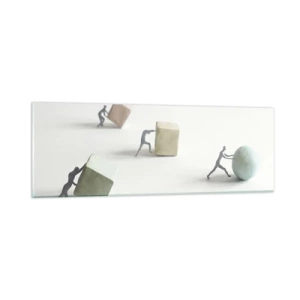 Üveg kép - Maga az élet - 90x30 cm