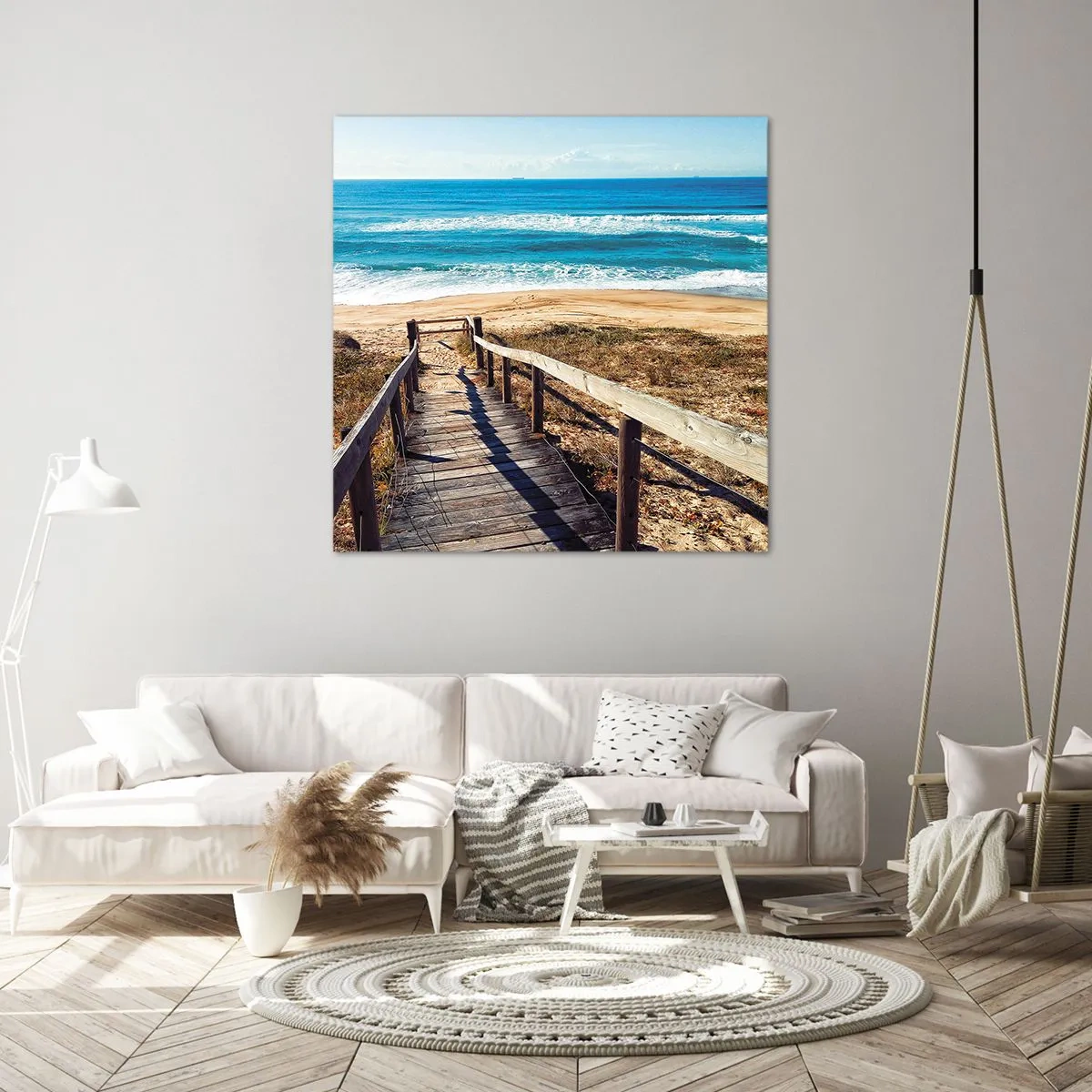 Vászonkép - Fuss! - 50x50 cm