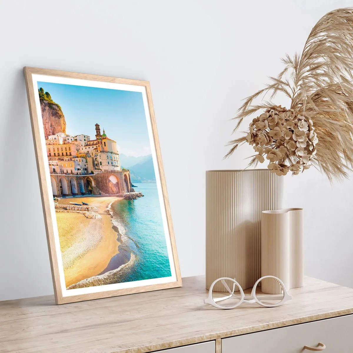 Poszter világos tölgy keretben - A hihetetlen város - 70x100 cm