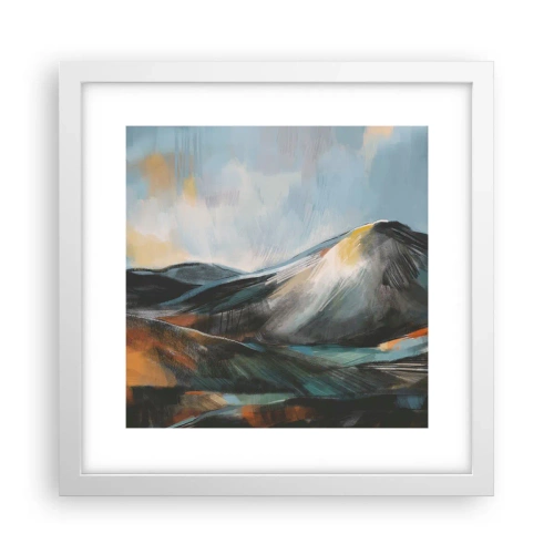 Poszter fekete keretben - Nyers és gyönyörű - 30x30 cm