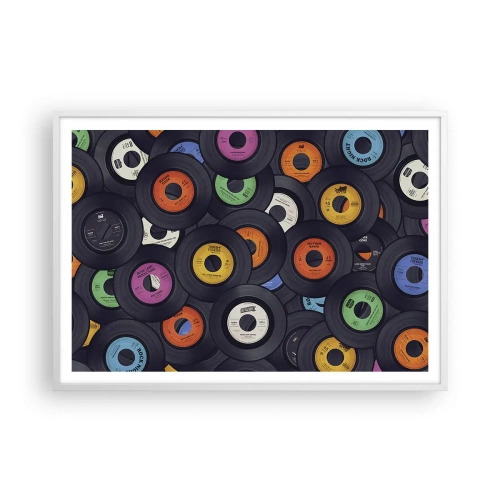 Poszter fekete keretben - A klasszika színei - 100x70 cm